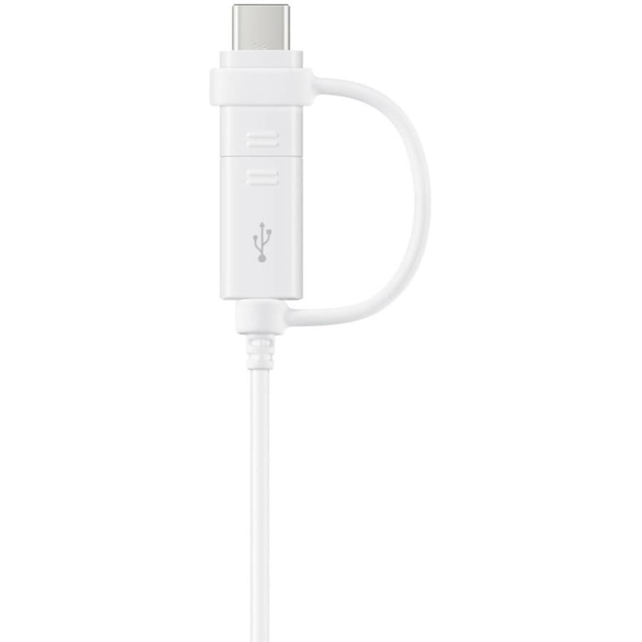 Samsung Micro USB to USB-C combo cable for mixed mobile device charging