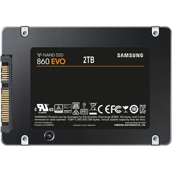 SAMSUNG - SOURCING SAMSUNG 860 EVO 2TB SATA 6GBPS 2.5INCH MLC INTERNAL SOLID STATE view 2