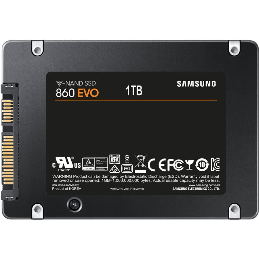 SAMSUNG - SOURCING KIT SAMSUNG 860 EVO 1 TB SSD 2.5 INTERNAL SATA NOTEBOOK DESKTOP view 2