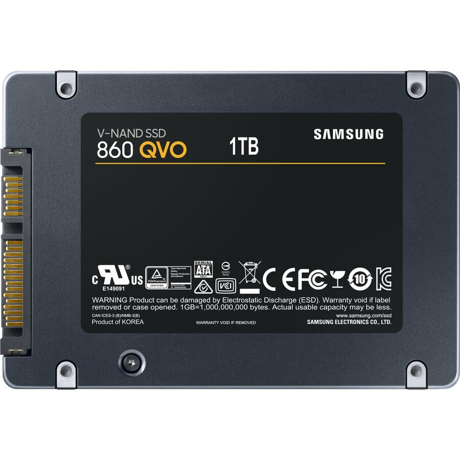 SAMSUNG - SOURCING SAMSUNG 860 QVO 1 TB SSD 2.5 INTERNAL SATA 360 TB TBW 550 MB/S view 2