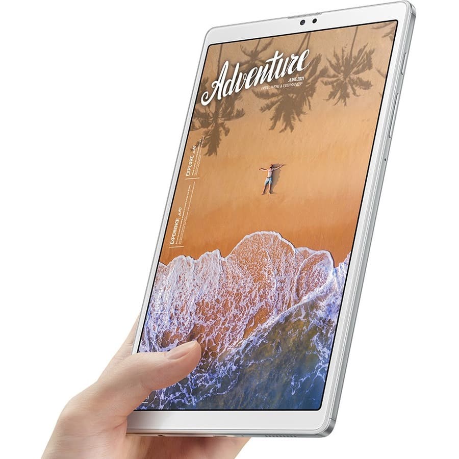 Samsung Galaxy Tab A7 Lite 8.7-inch commercial tablet in silver with 32 GB storage and Wi-Fi