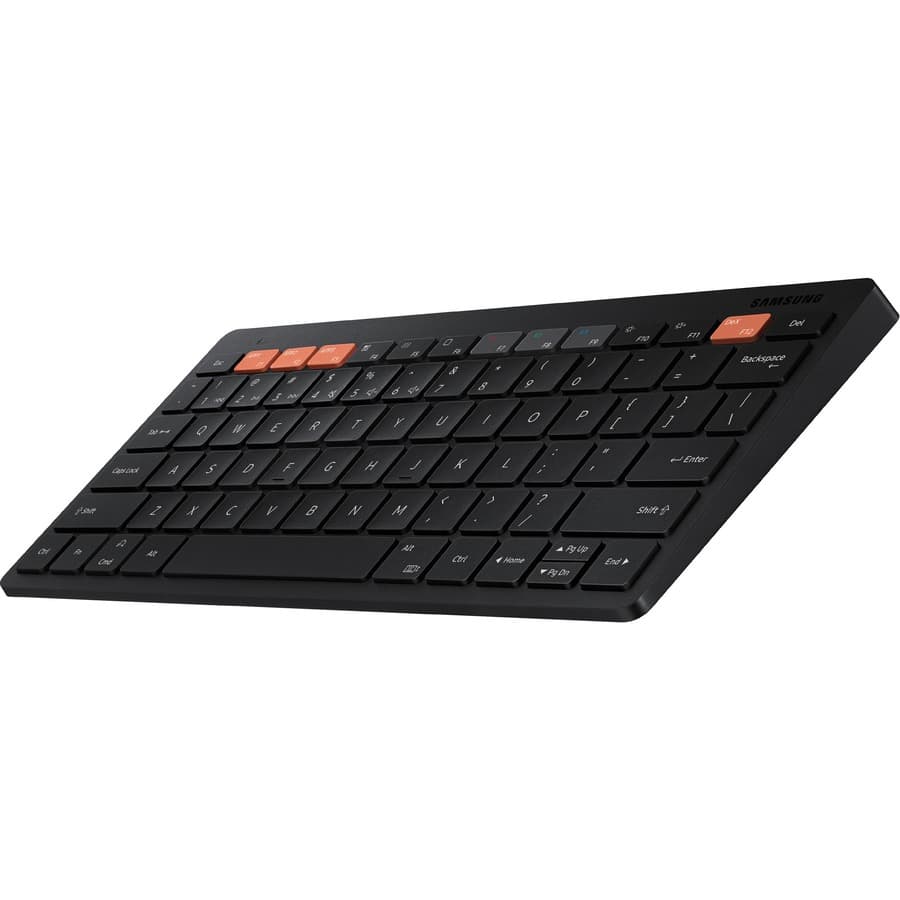 Samsung Tab Smart Keyboard in black with Bluetooth wireless connectivity for tablet productivity