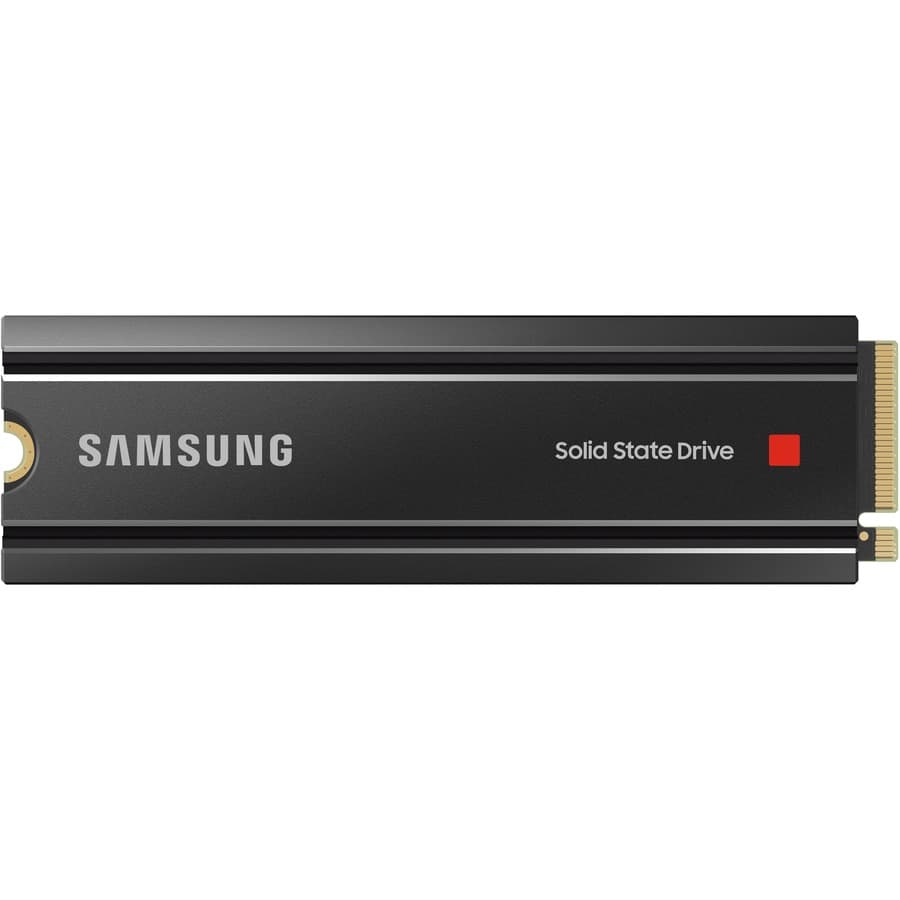 Samsung 980 PRO 1TB MZ-V8P1T0CW M.2 PCIe NVMe SSD with heatsink