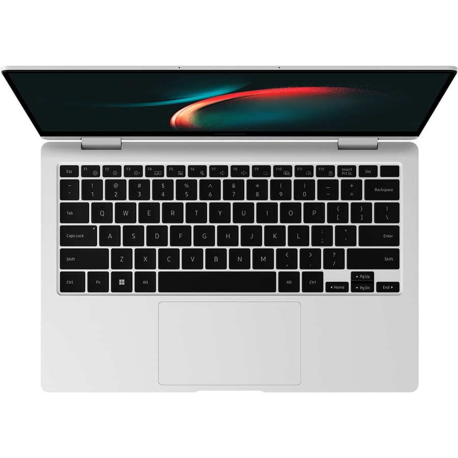 Samsung Galaxy Book3 360 13.3-inch silver 2-in-1 notebook with Intel Core i7 and Windows 11 Pro