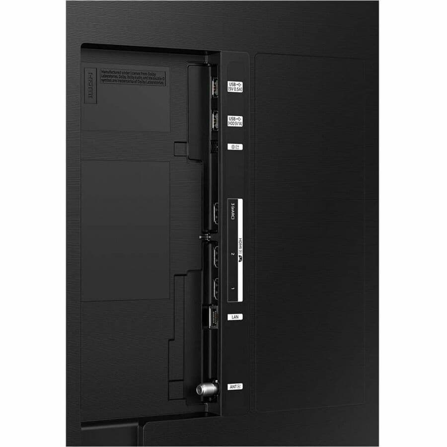 Samsung 55-inch CU8000 Crystal UHD 4K smart TV with slim black bezel