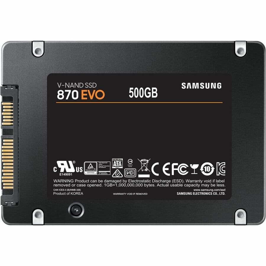 Samsung 870 Evo 500gb Sata 2.5 Inch Internal SSD