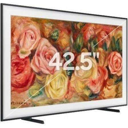Samsung 43-inch QLED 4K smart TV with The Frame design, Tizen, and 120 Hz refresh rate