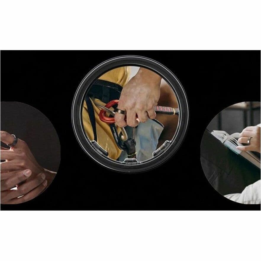 Samsung Galaxy Ring Size 6 Black titanium smart ring for sleep and wellness tracking