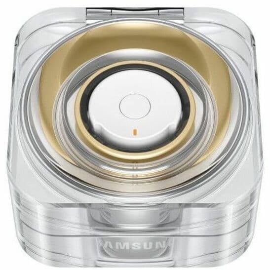 Samsung Galaxy Ring Size 7 Gold titanium wearable ring for sleep and wellness tracking