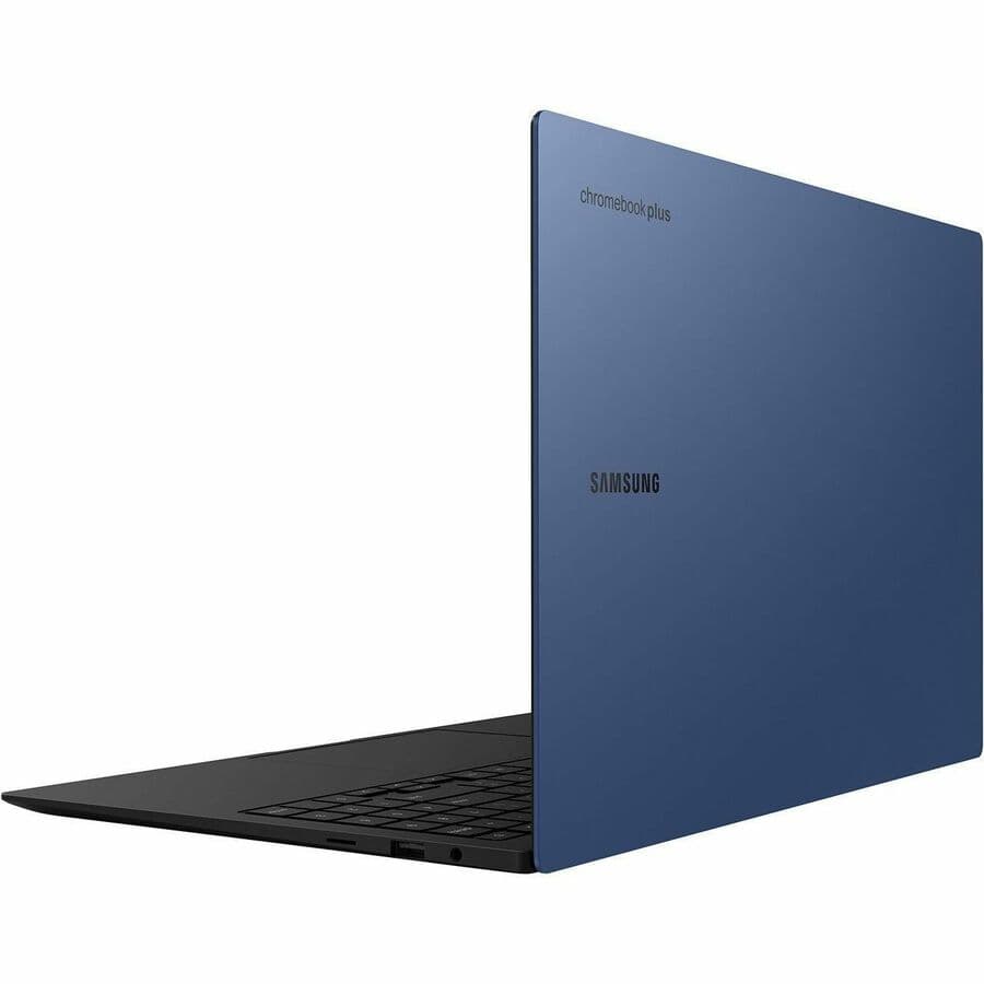 Samsung Galaxy Chromebook+ in Neptune Blue with 8 GB RAM and 256 GB storage