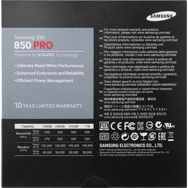 SAMSUNG - SOURCING SAMSUNG 850 PRO SERIES 1TB 2.5INCH SATA-6GBPS SOLID STATE view 15