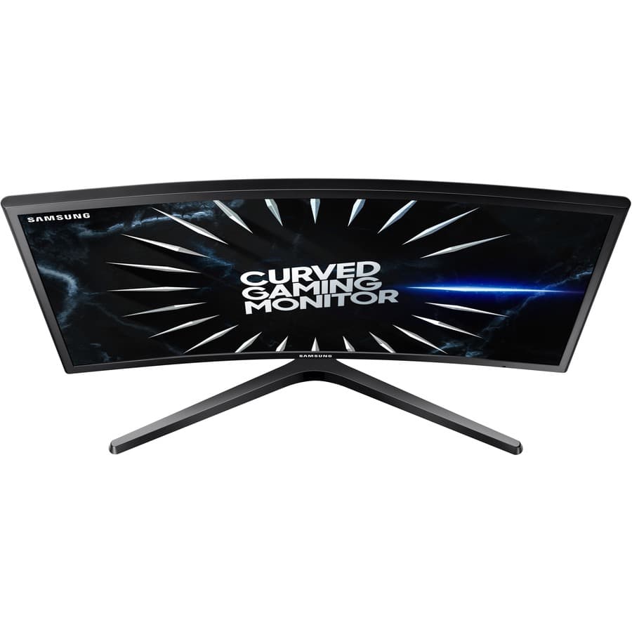Samsung 24-inch curved gaming monitor with Full HD display and slim black bezel