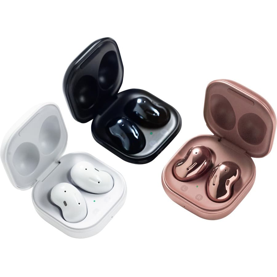 Samsung Galaxy Buds Live white true wireless in-ear headset with charging case