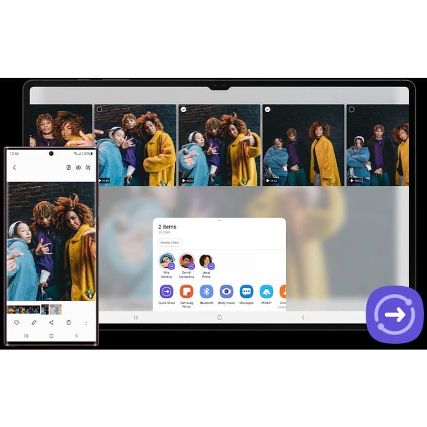 Samsung Galaxy Tab S8 business tablet in Graphite with 11-inch display