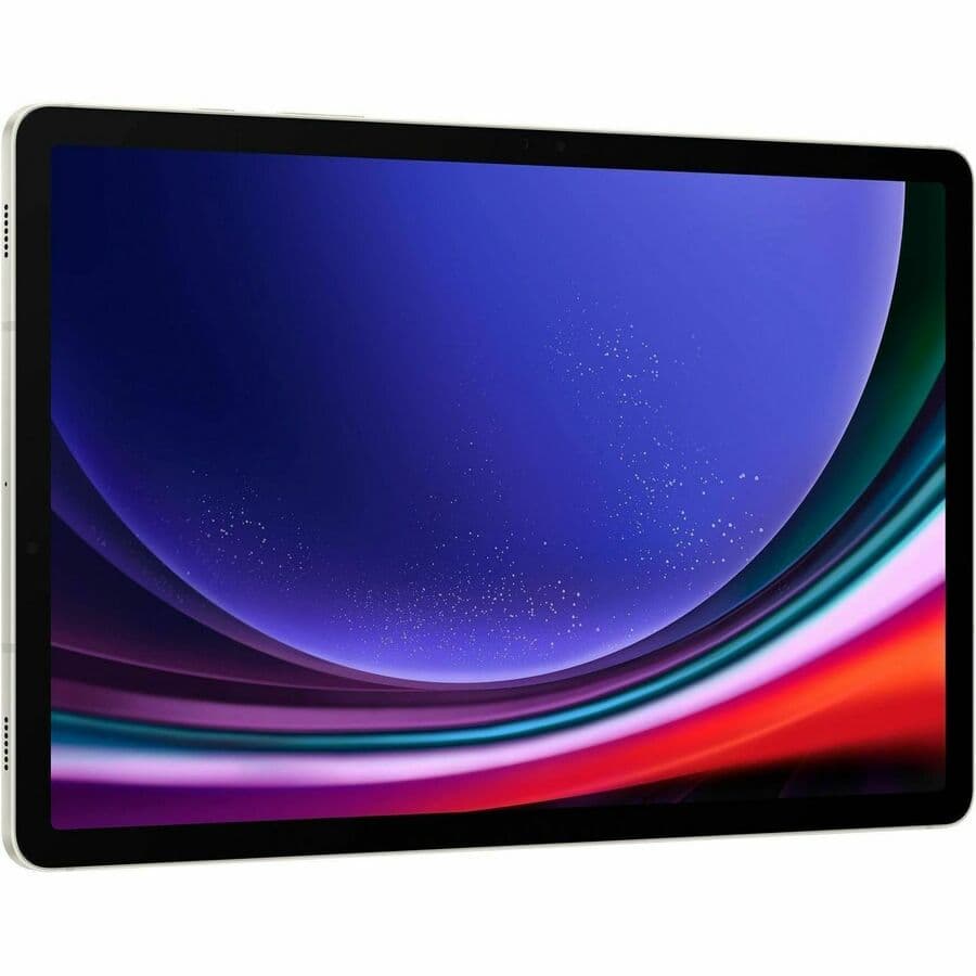 Samsung Galaxy Tab S9 tablet with 11-inch AMOLED display, 128GB storage, and 8GB memory