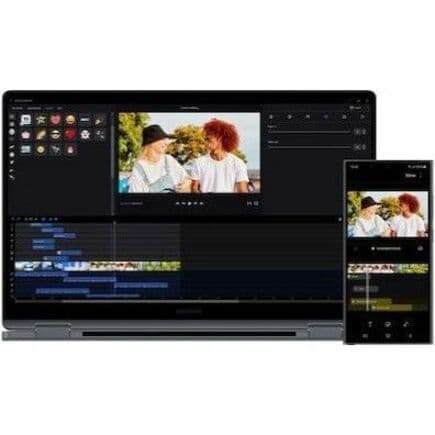 Samsung Galaxy Book4 360 15.6-inch 2-in-1 notebook in Moonstone Gray with touchscreen display