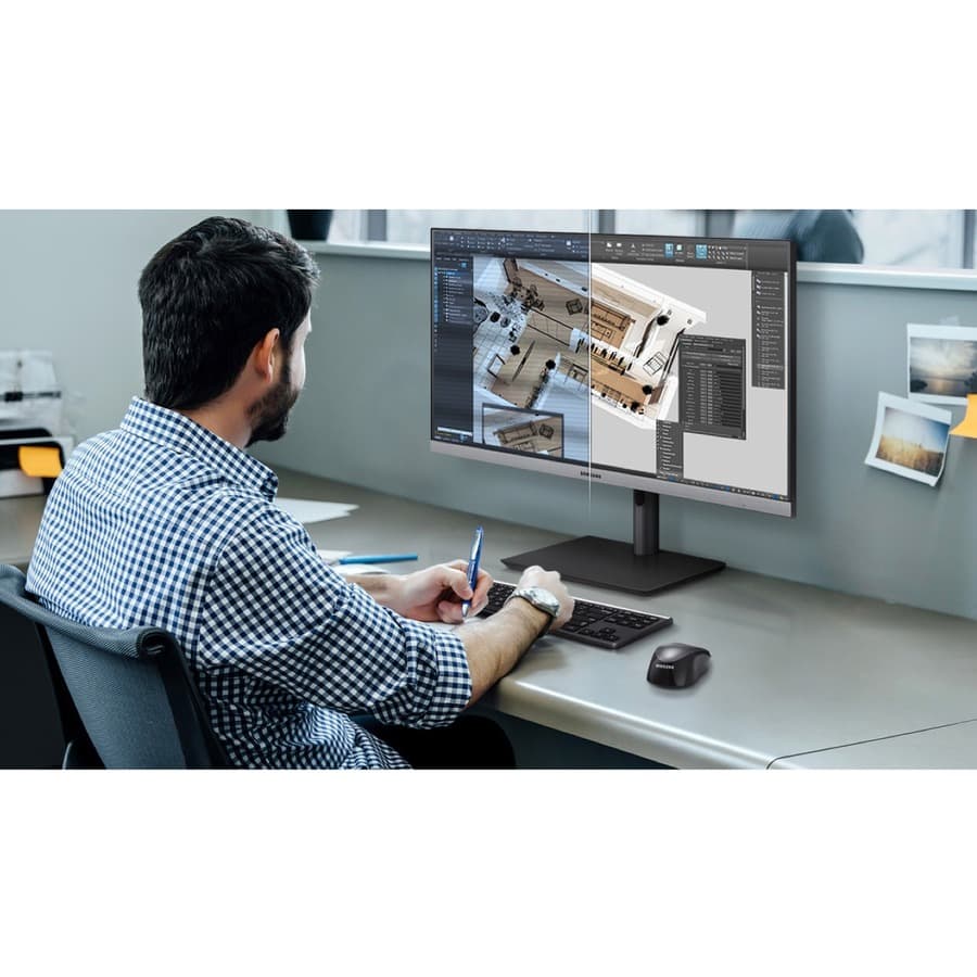 Samsung S27R650FDN 27-inch Full HD IPS business monitor with adjustable stand and USB hub