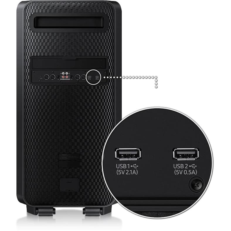 Samsung Sound Tower 1700W Black MX-ST90B/ZA tower speaker for high-output party audio