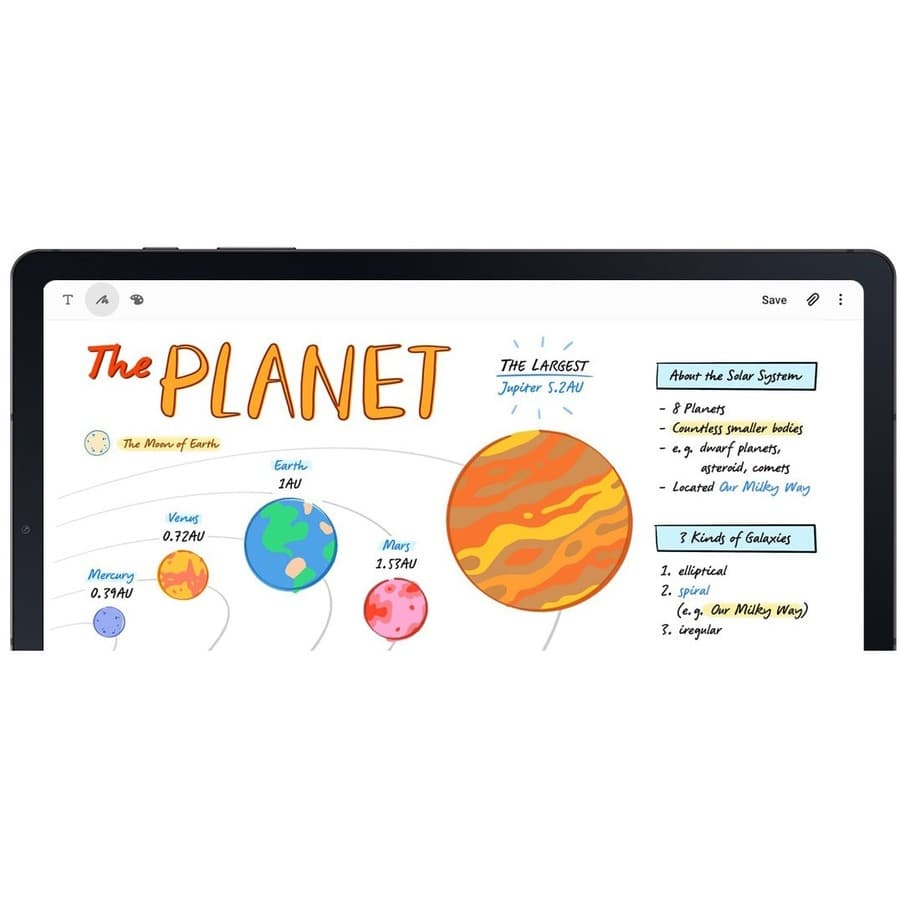 Samsung Galaxy Tab S6 Lite 2022 64 GB gray tablet with S Pen support