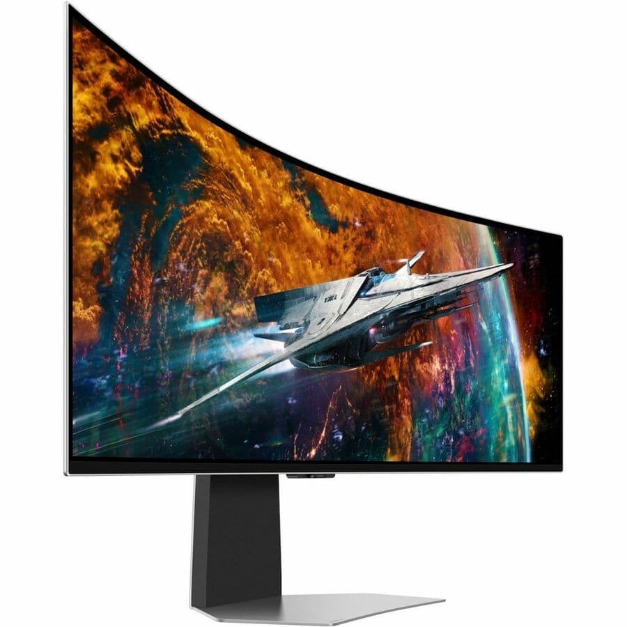 Samsung Odyssey G95SC 49-inch curved OLED ultrawide monitor with DQHD resolution