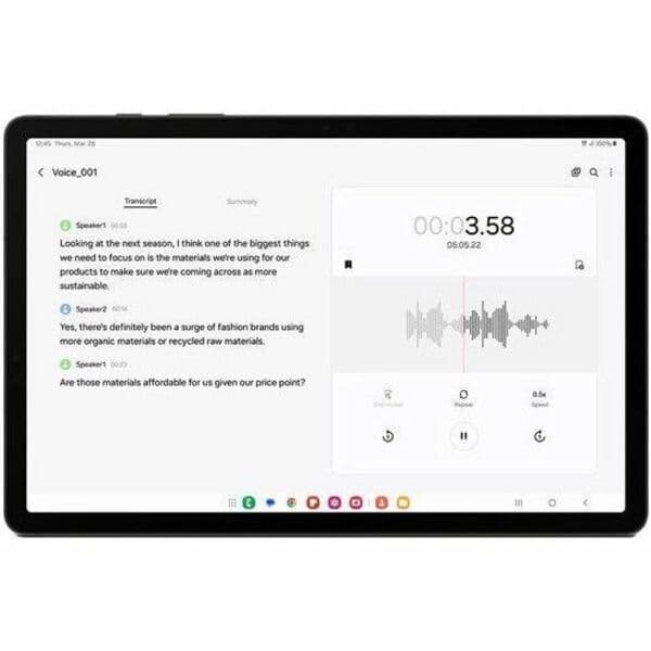 Samsung Galaxy Tab S9+ 12.4-inch AMOLED Android tablet with 256GB storage and 12GB RAM