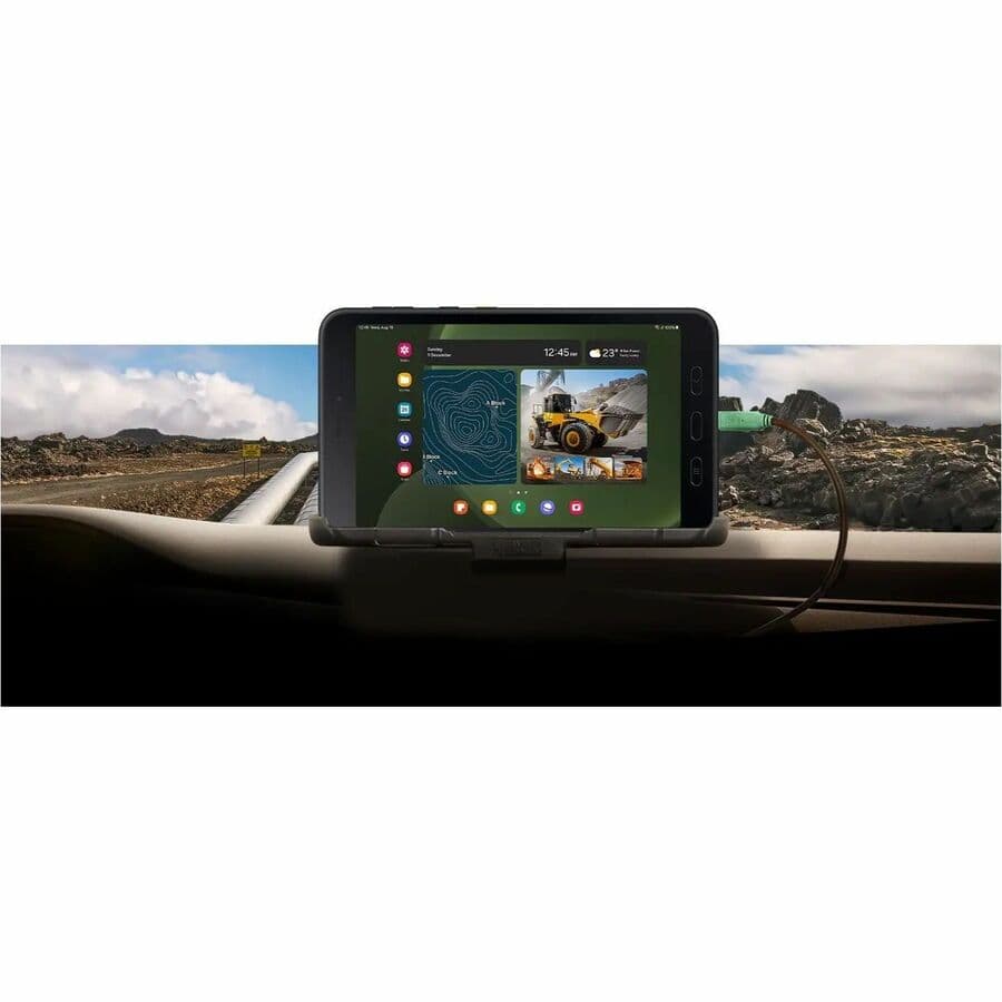 Samsung Galaxy Tab Active5 Enterprise Edition rugged tablet in green with 5G support