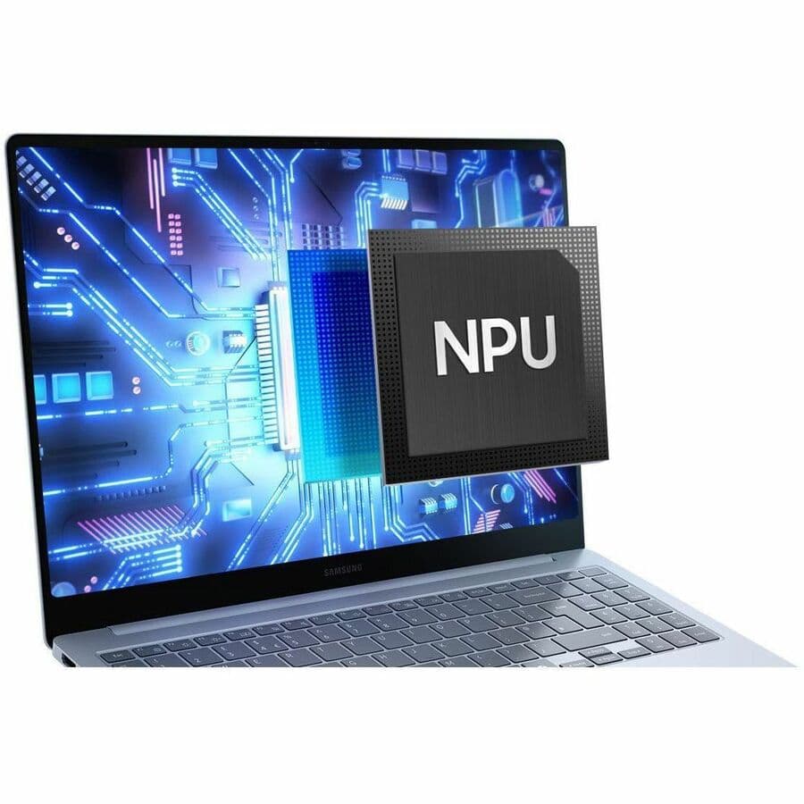 Samsung Galaxy Book4 Edge 16 business laptop in Sapphire Blue with 16-inch display