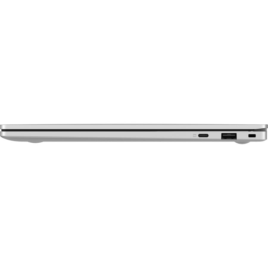 Samsung Galaxy Book Go 5G 14 inch commercial notebook in silver with 8 GB RAM and 256 GB storage