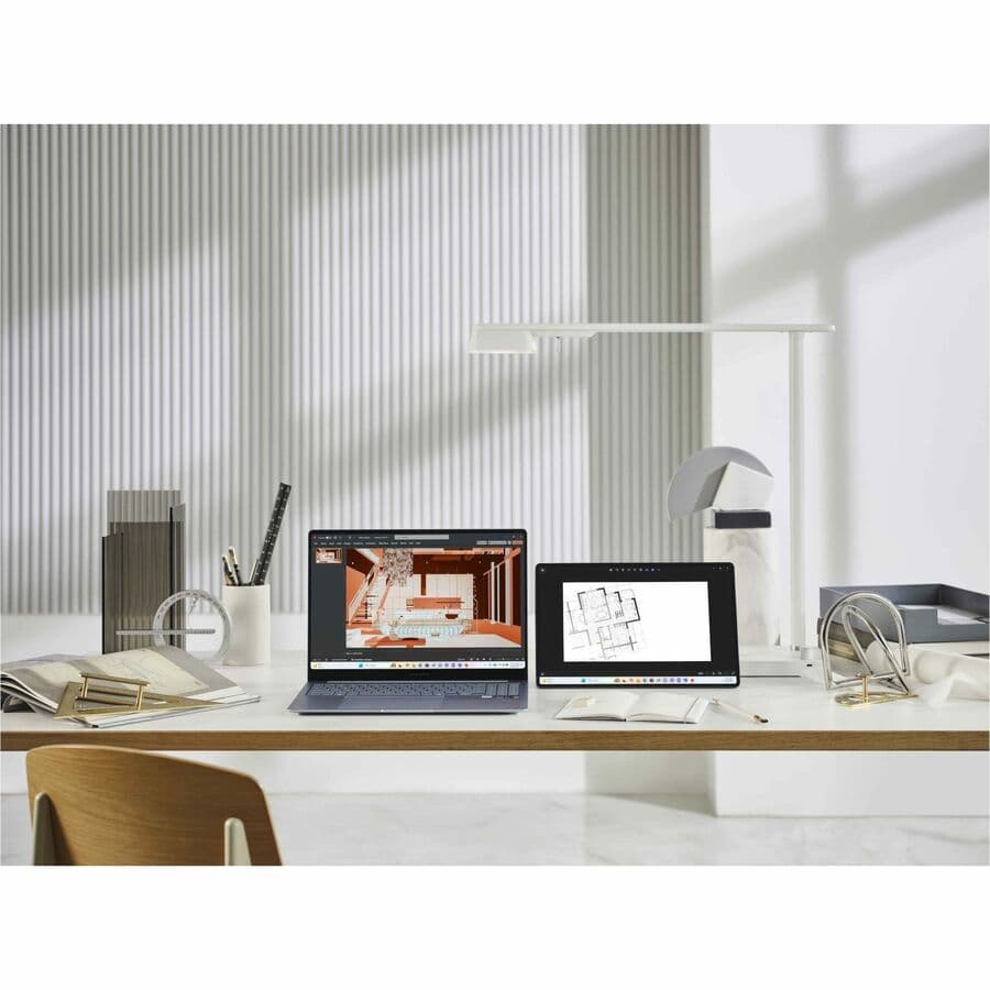 Samsung Galaxy Book4 Edge 14-inch laptop in Sapphire Blue with slim portable design