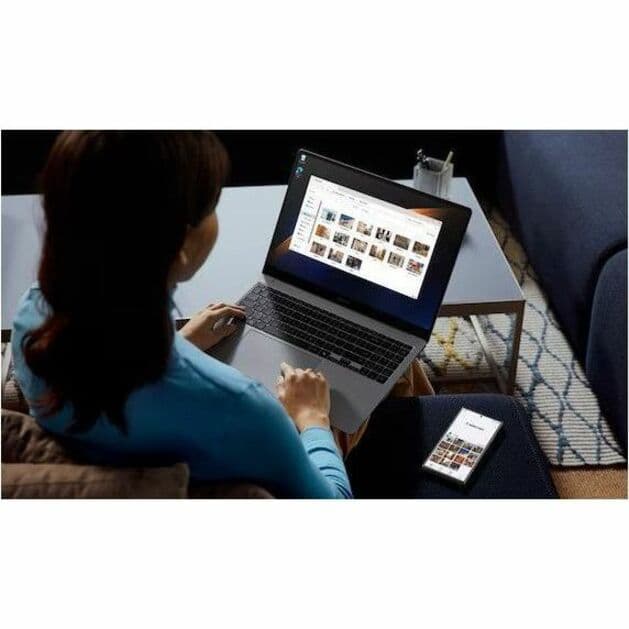 Samsung Galaxy Book4 Pro 14 business laptop in Moonstone Gray with Intel Core Ultra 7, 32 GB RAM, and 1 TB SSD