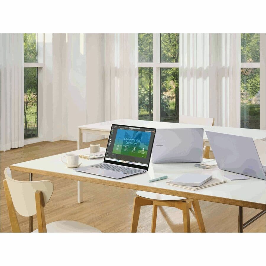 Samsung Book4 Edge 15.6-inch Sapphire Blue laptop with 16 GB RAM and 512 GB SSD