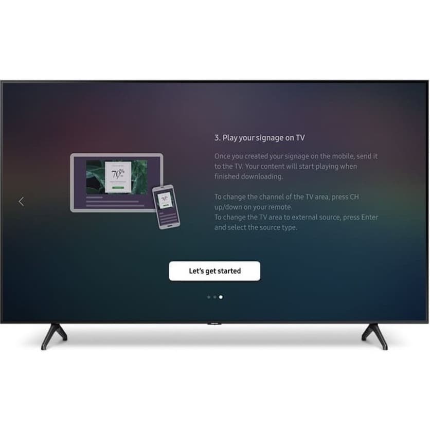 SAMSUNG COMMERCIAL LARGE FORMAT BE50T-H 50IN BET SERIES COMM TV CRYSTAL UHD 250NIT 16/7 3YRS view 11