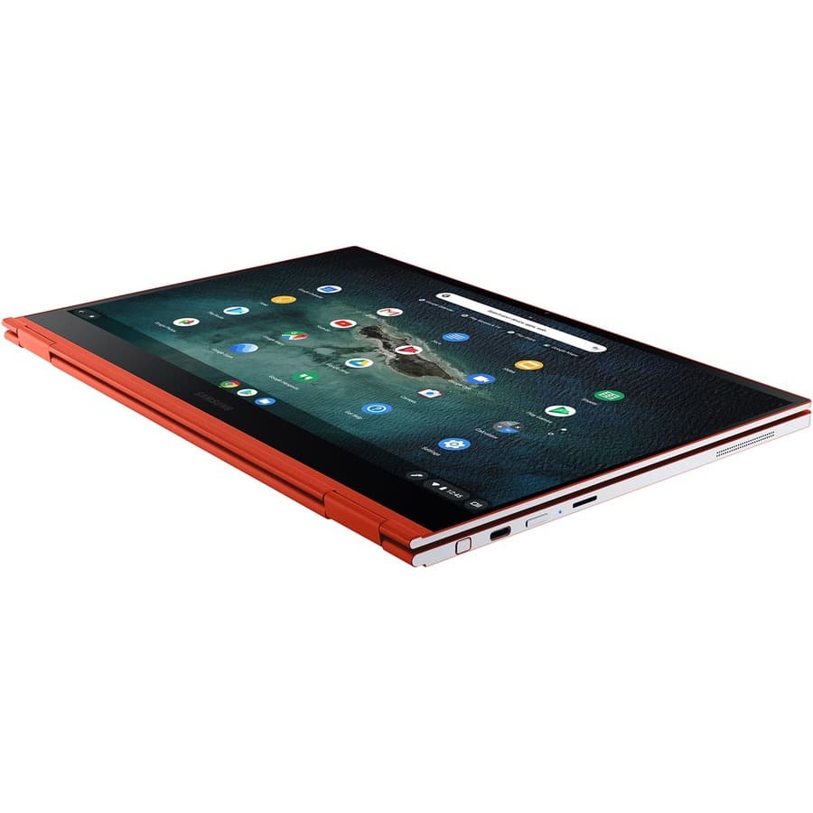 Samsung Galaxy Chromebook in Fiesta Red with Intel Core i5-10210U and 13.3-inch display
