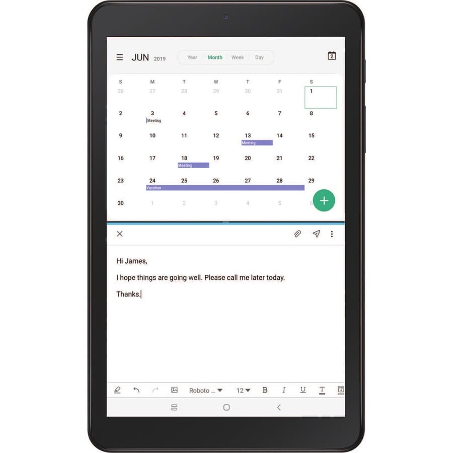 Samsung Galaxy Tab A 8-inch Verizon business tablet with 32 GB storage and LTE connectivity