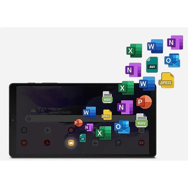 Samsung Galaxy Tab A7 Lite 8.7-inch 32 GB ATT tablet in dark grey