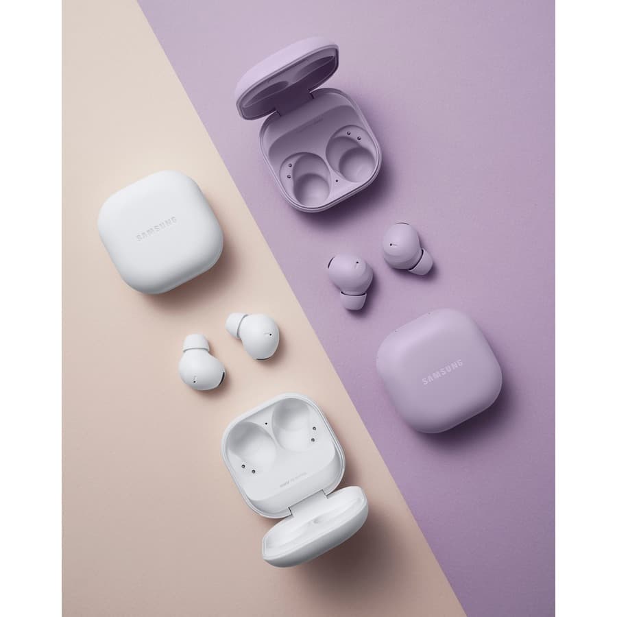 Samsung Galaxy Buds2 Pro Bora Purple true wireless earbuds with noise canceling