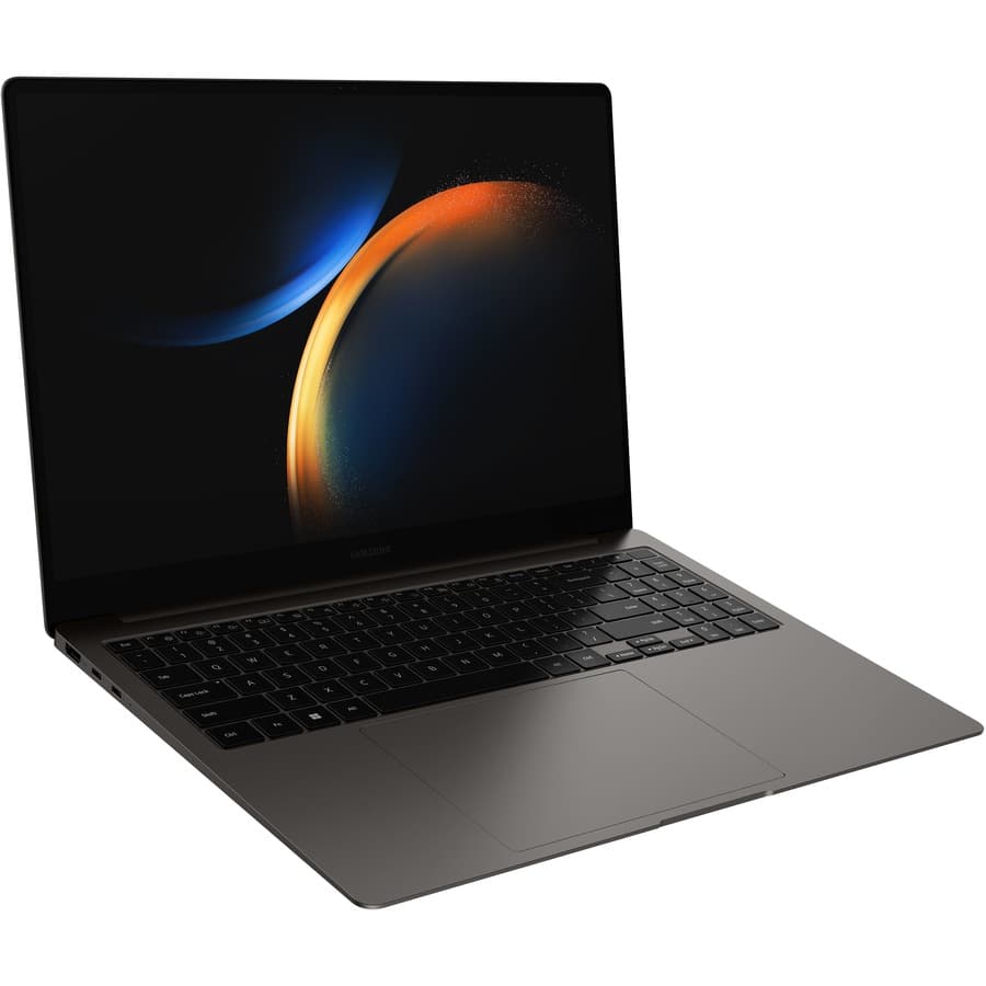Samsung Galaxy Book3 Pro 16 business laptop in Graphite with Windows 11 Pro