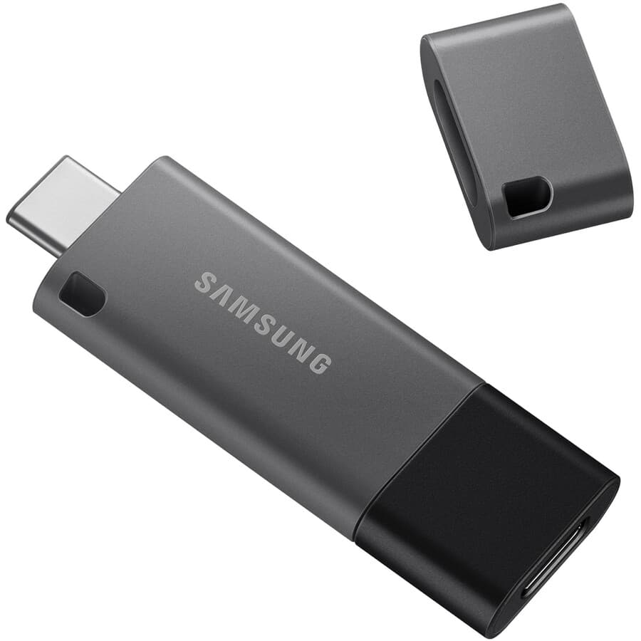 Samsung 256 GB USB Duo Plus flash drive for portable high-capacity storage