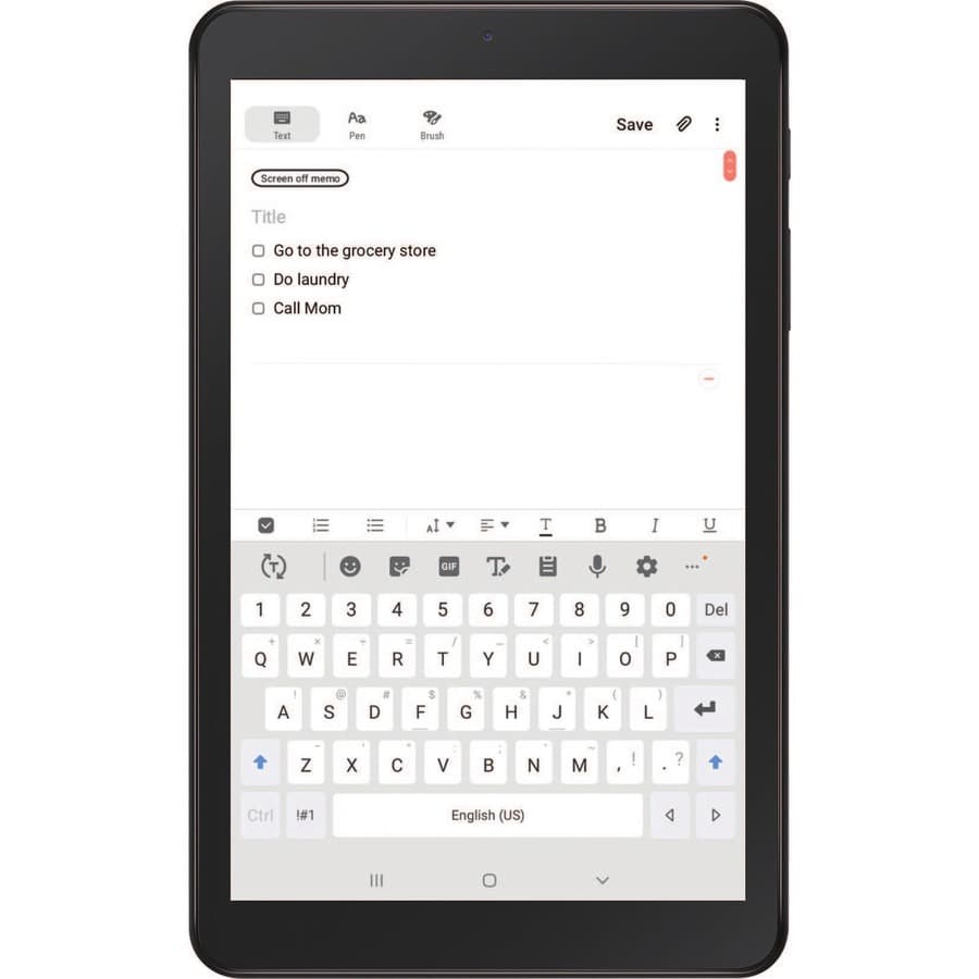 Samsung Galaxy Tab A 8-inch Verizon business tablet with 32 GB storage and LTE connectivity