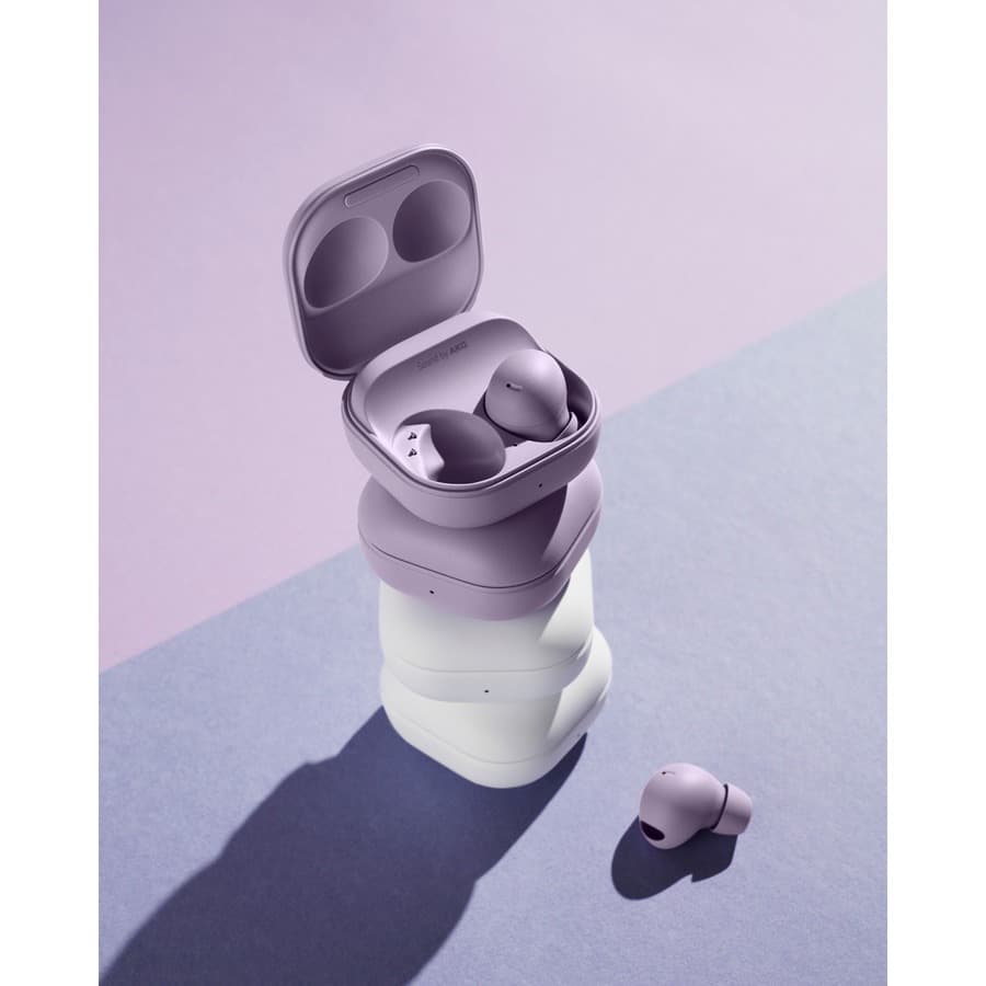 Samsung Galaxy Buds2 Pro Bora Purple true wireless earbuds with noise canceling