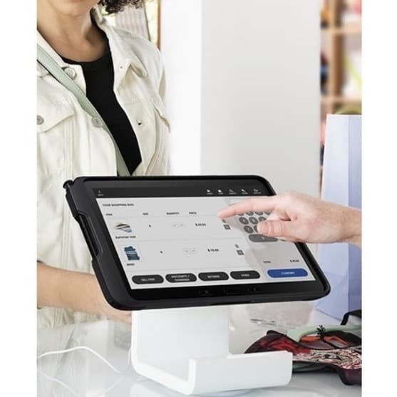 Samsung Galaxy Tab Active4 Pro commercial rugged tablet in black with 10.1 inch display