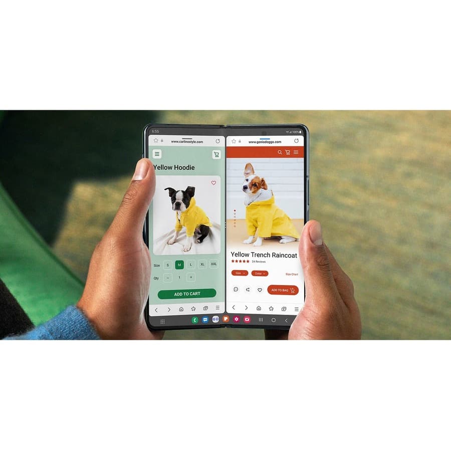 SAMSUNG- UNLOCKED PHONES B2B GALAXY Z FOLD4 5G 256GB UNLOCKED GRAYGREEN view 8