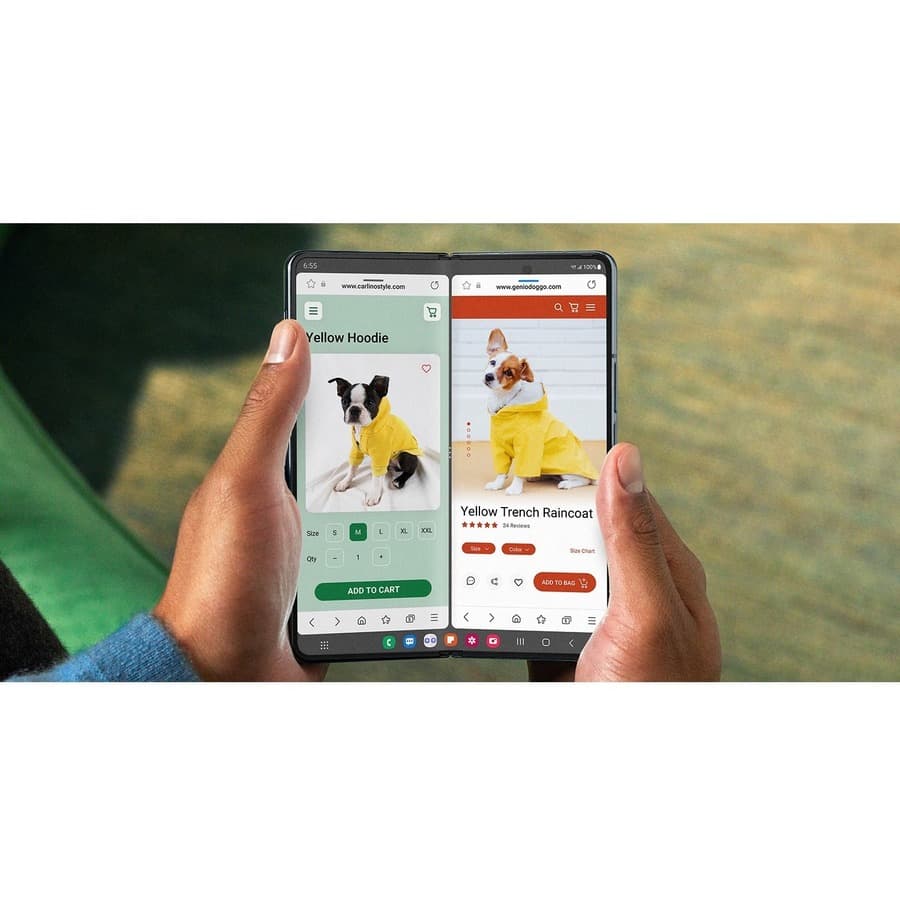 SAMSUNG- UNLOCKED PHONES B2B GALAXY Z FOLD4 5G 512GB UNLOCKED GRAYGREEN view 5