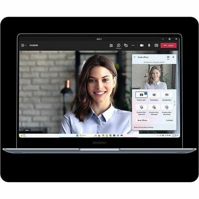 Samsung Galaxy Book4 Edge 14 2-in-1 laptop in Sapphire Blue with 14-inch OLED touchscreen