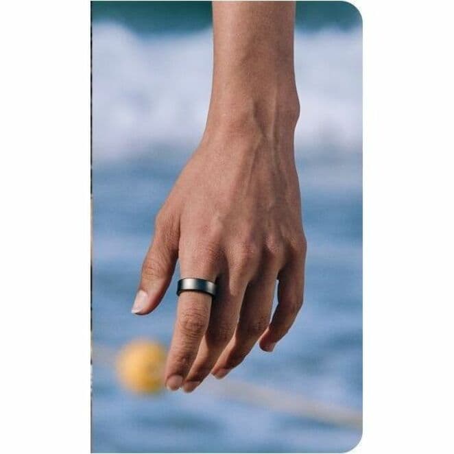 Samsung Galaxy Ring Size 9 Titanium Black smart ring for Android-only wellness tracking