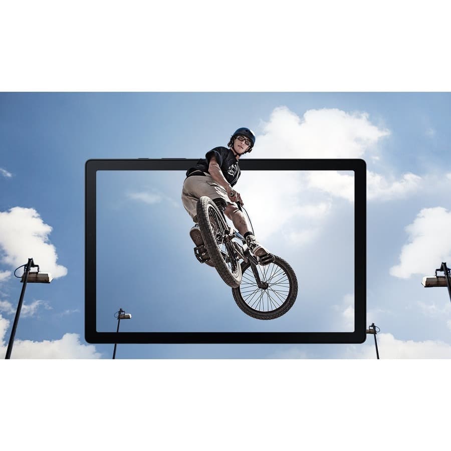 Samsung Galaxy Tab A8 10.5-inch commercial tablet in dark gray with 4 GB RAM and 128 GB storage