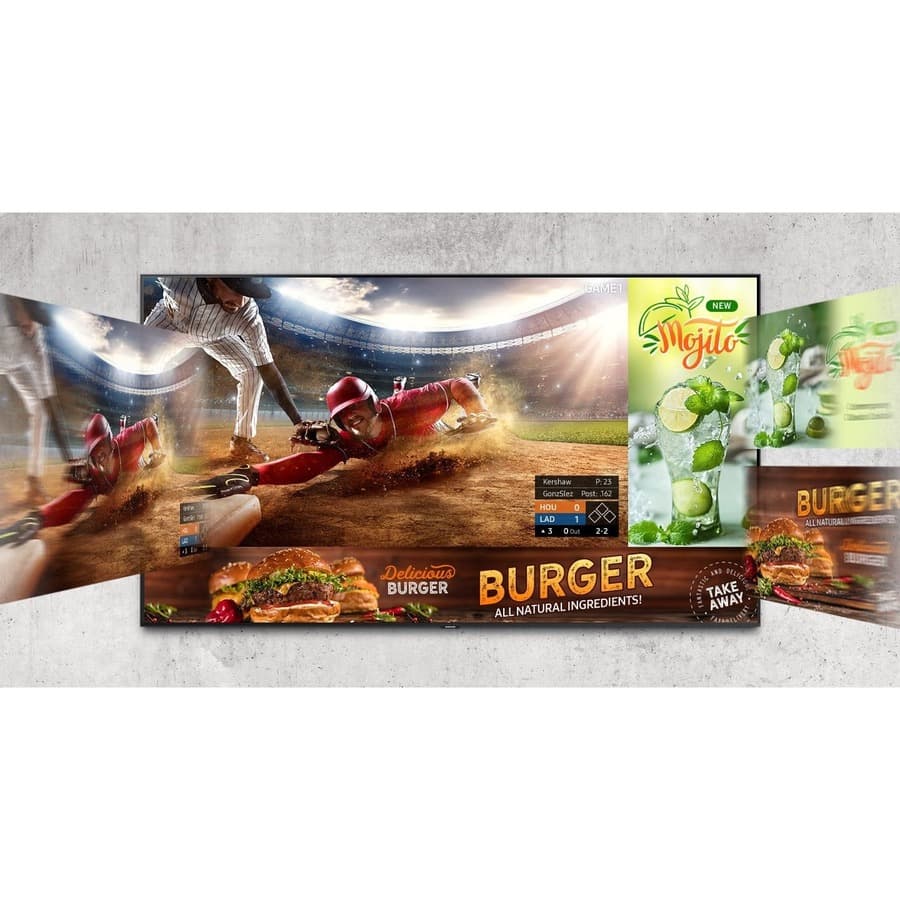 SAMSUNG COMMERCIAL LARGE FORMAT BE50T-H 50IN BET SERIES COMM TV CRYSTAL UHD 250NIT 16/7 3YRS view 14