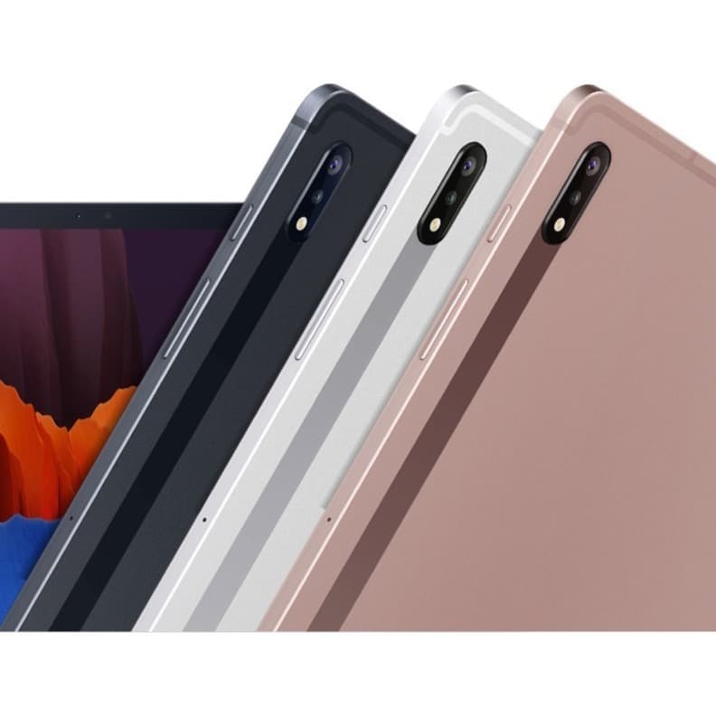 Samsung Galaxy Tab S7 business tablet in black with 128 GB storage and Wi-Fi connectivity