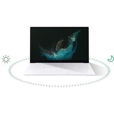 Samsung Galaxy Book2 Pro 15.6-inch laptop with Intel Core i7-1260P, Iris Xe graphics, and Windows 11 Pro