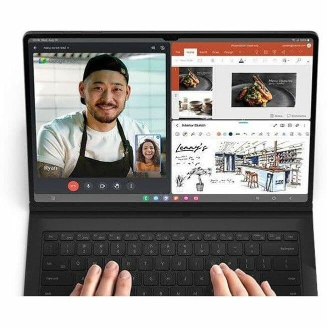 Samsung Tab S9+ business tablet in Graphite with 12.4-inch display and 512 GB storage